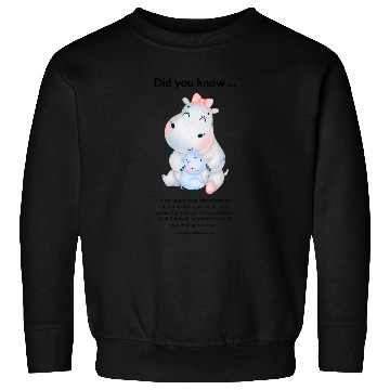 Discover Did you know ... hippo Sweatshirts