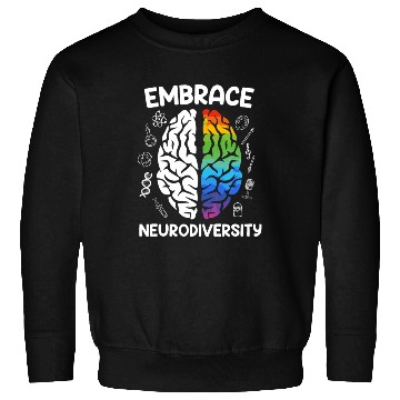 Discover Autism Embrace Neurodiversity Autistics Sweatshirts