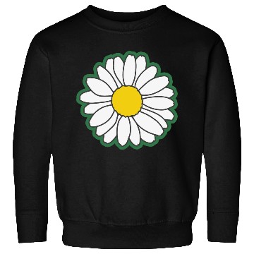 Discover green daisy flower Sweatshirts