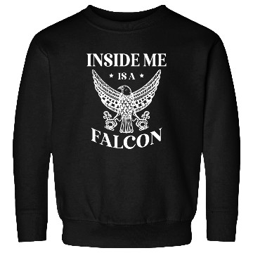 Discover Inside Me Is A Falcon Bird Owner Falconry Sweatshirts