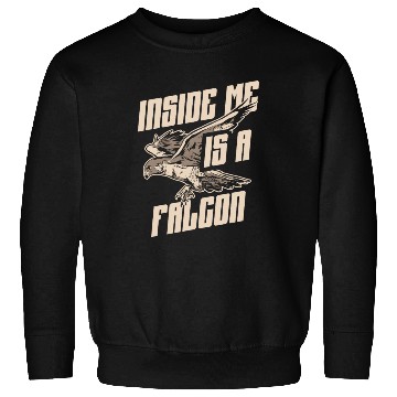 Discover Inside Me Is A Falcon Bird Owner Falconry Sweatshirts