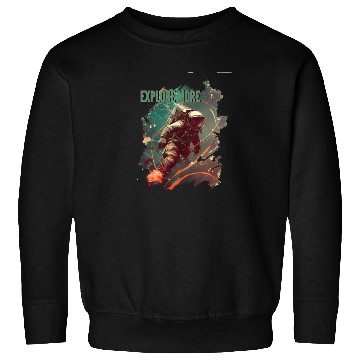 Discover Explore The space Sweatshirts