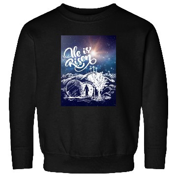Discover He Is Risen!Jesus,Easter, Bright & Morning Star Sweatshirts