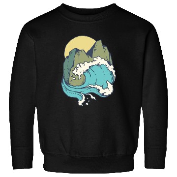 Discover Sun Mountain And Sea Sweatshirts