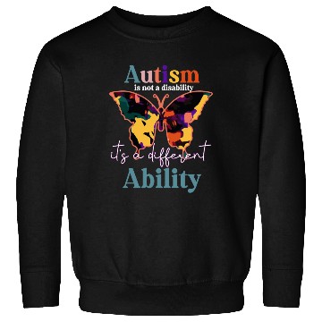 Discover Autism is not a disability Teacher Sweatshirts