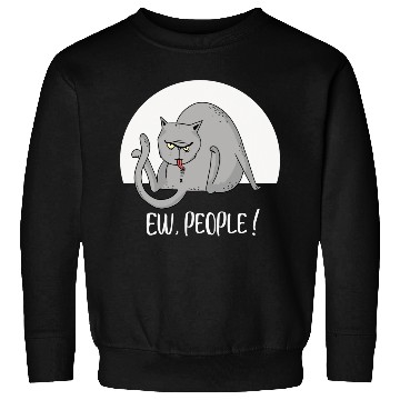 Discover Ew People Funny Fat Lazy Cat Sweatshirts