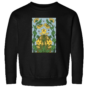 Discover Bee on sunflower Sweatshirts