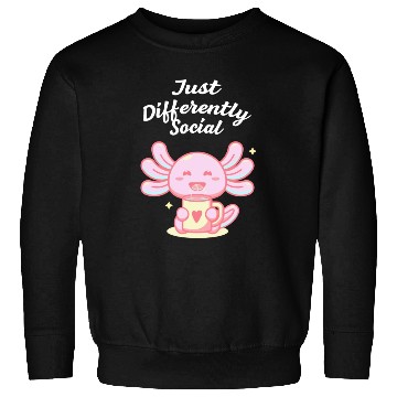 Discover Just Differently Social Nerd Introvert Weird Antis Sweatshirts