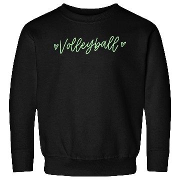 Discover Green Calligraphy Volleyball Sweatshirts
