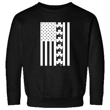 Discover St Patricks Day American Flag Sweatshirts