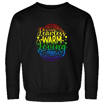 Discover She Is Mom Strong Fearless Warm Loving Patient Sweatshirts