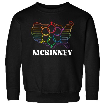 Discover McKinney Pride Month Pride Flag LGBT Community LGB Sweatshirts