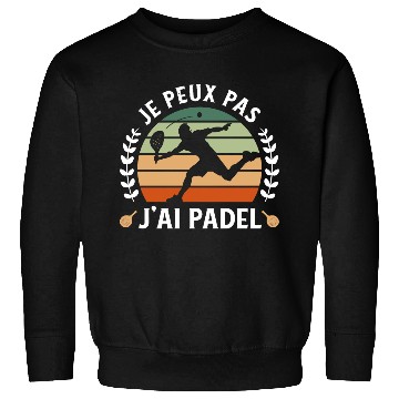 Discover paddle tennis player Sweatshirts