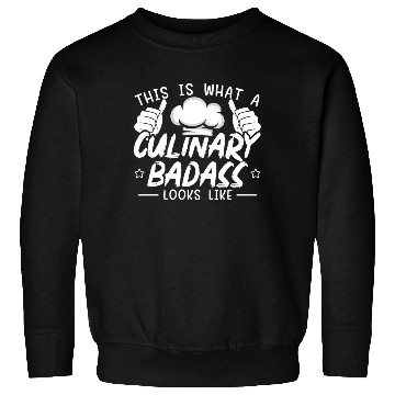 Discover Culinary Gangster Pastry Chef Cooking Culinary Sweatshirts