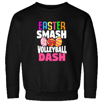 Discover Easter Volleyball Bunny Holiday Rabbit Sport Sweatshirts