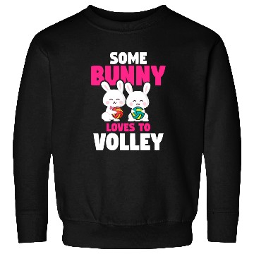 Discover Easter Volleyball Bunny Holiday Rabbit Sport Sweatshirts