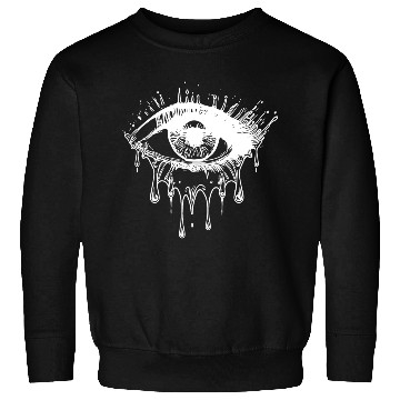 Discover Crying Eye Realistic Tattoo Style Sweatshirts