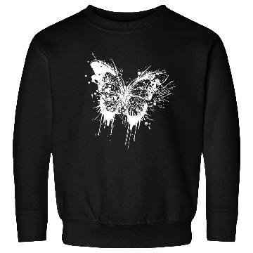 Discover Tattoo Ink Splash Butterfly Sweatshirts