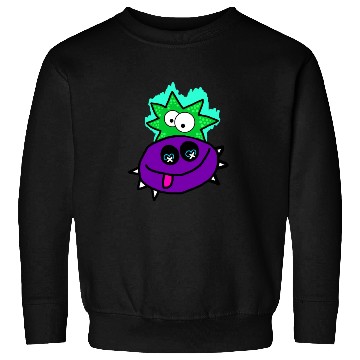 Discover Purple Vibe Star Cartoon Design Sweatshirts