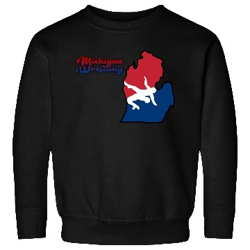 Discover Michigan Wrestling Sweatshirts