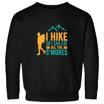 Discover Hiking Camping Mountain Hiker Sweatshirts