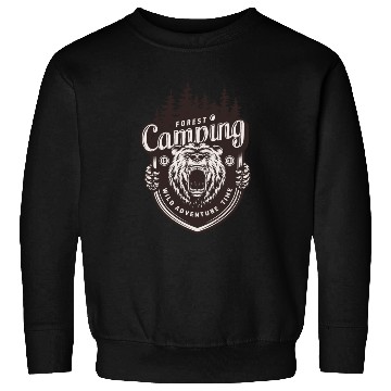 Discover FOREST CAMPING WILD ADVENTURE TIME Sweatshirts