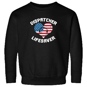 Discover Dispatcher Us Flag Sweatshirts