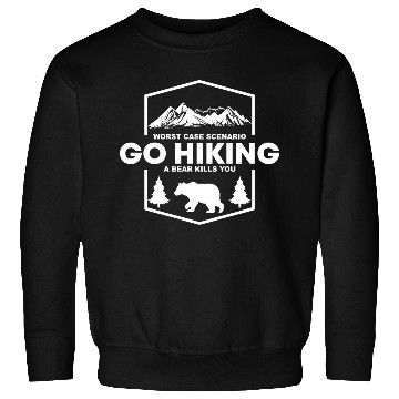 Discover Mountains Nature Adventure Outdoor Bear Sweatshirts