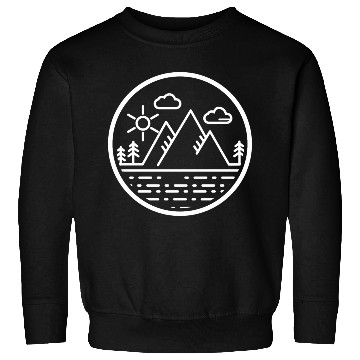 Discover Mountains Nature Adventure Outdoor Sweatshirts