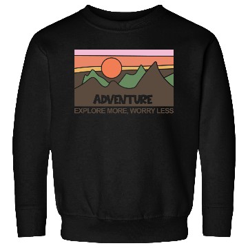 Discover Mountains Nature Adventure Outdoor Sweatshirts