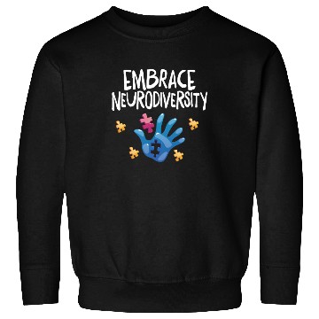 Discover embrace neurodiversity - Embrace ADHD Autism ASD Sweatshirts