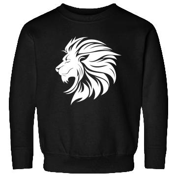 Discover Mighty Lion Head Mane Cool Tattoo Style Sweatshirts