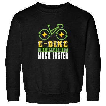 Discover Cycling Cyclist E Bike Sweatshirts