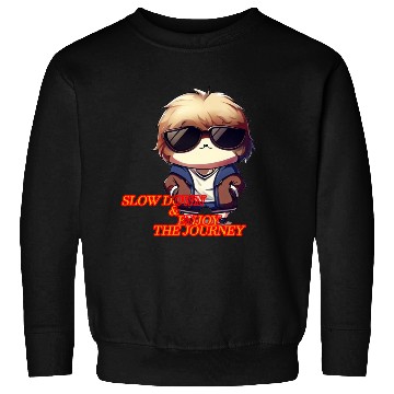 Discover Cool Sloth "Slow down and enjoy the journey" Sweatshirts