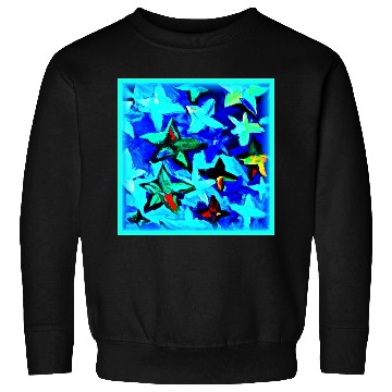 Discover Blue Starry Night Sky Painting. Buy Now Sweatshirts
