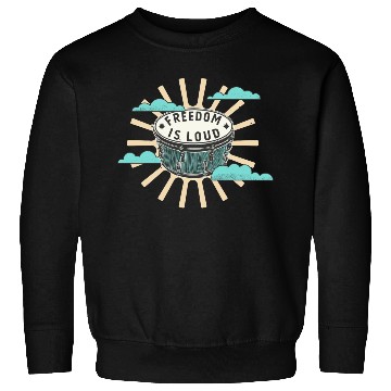 Discover Bongo Drum Freedom Is Loud Music Lover Sweatshirts