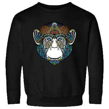 Discover Hipster Monkey Colorful Sweatshirts