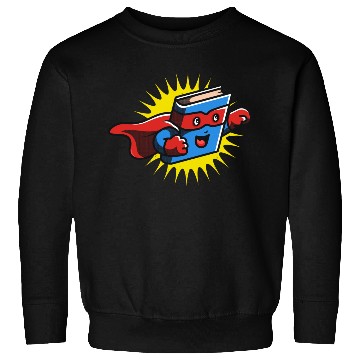 Discover Book Hero Reading Book Lover Comic Book Comics Sweatshirts