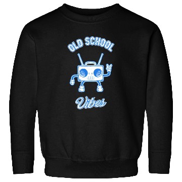 Discover Old School Vibes Retro Beat Box Music Sweatshirts