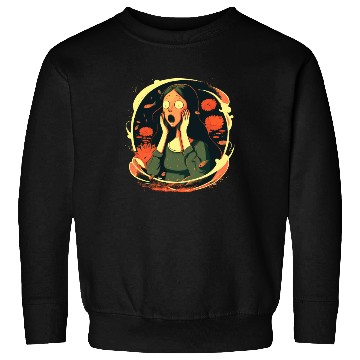 Discover Surreal Scream Lisa Sweatshirts