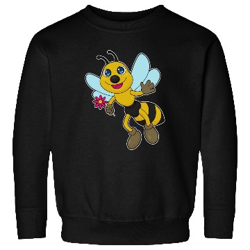 Discover Bee With Flower Sweatshirts