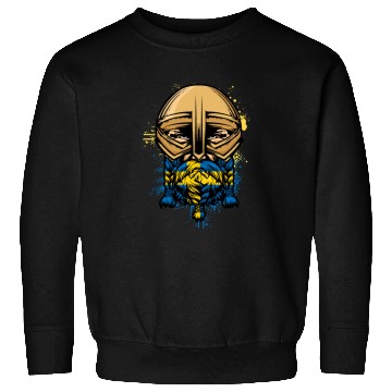 Discover Swedish Viking Warrior Gift Sweden Viking Helmet Sweatshirts