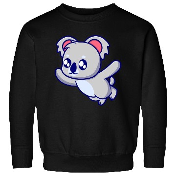 Discover Cute koala cartoon illustration Sweatshirts
