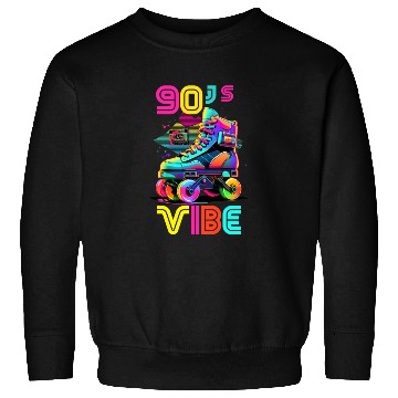 Discover 90s Vibe - I Love The 90s - Retro 90s Neon Sweatshirts