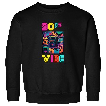 Discover 90s Vibe - I Love The 90s - Retro 90s Neon Sweatshirts