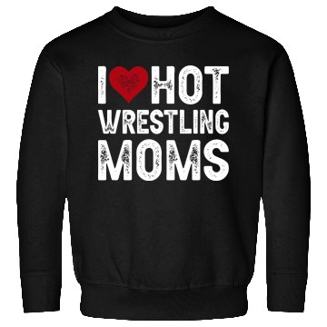 Discover I Love Hot Wrestling Moms Premium Mother's Day Sweatshirts