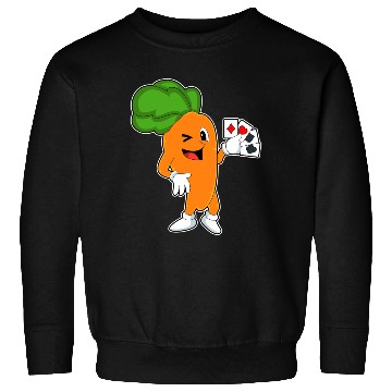 Discover Carrot At Poker With Poker Cards Sweatshirts