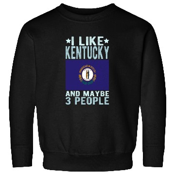 Discover Kentucky Flag US State Sweatshirts