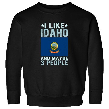Discover Idaho Flag US State Sweatshirts