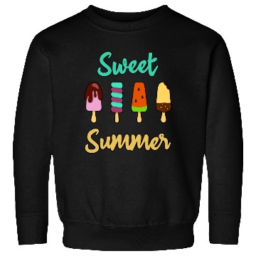 Discover Sweet Summer Summer Popsicles Ice Cream Cool Sweatshirts